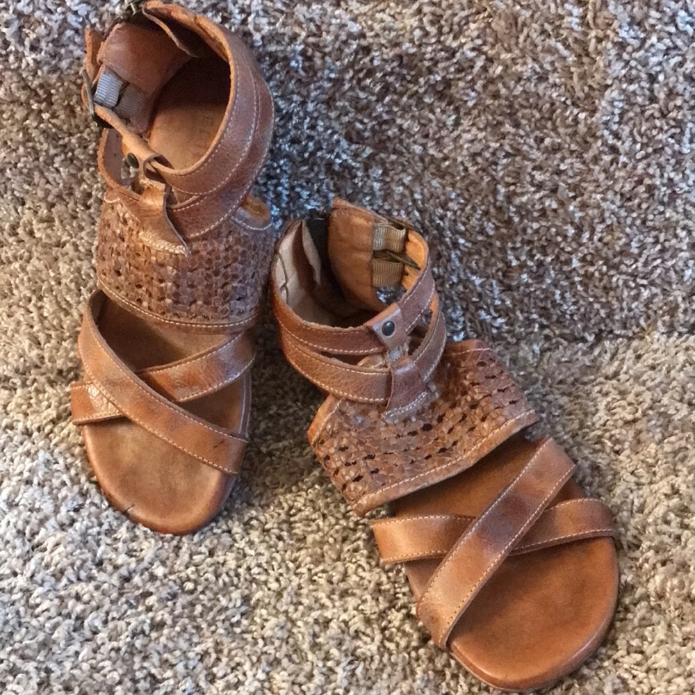 Bed|Stu Capriana Tan Gladiator Sandals size 7.5 - Picture 16 of 16